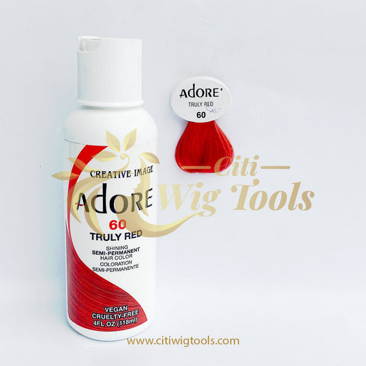 Adore Semi-Permanent Haircolor #060 Truly Red 4oz