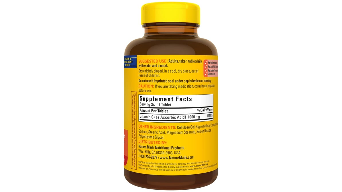 VIT C 1000MG TABLET 300CT NAT MADE