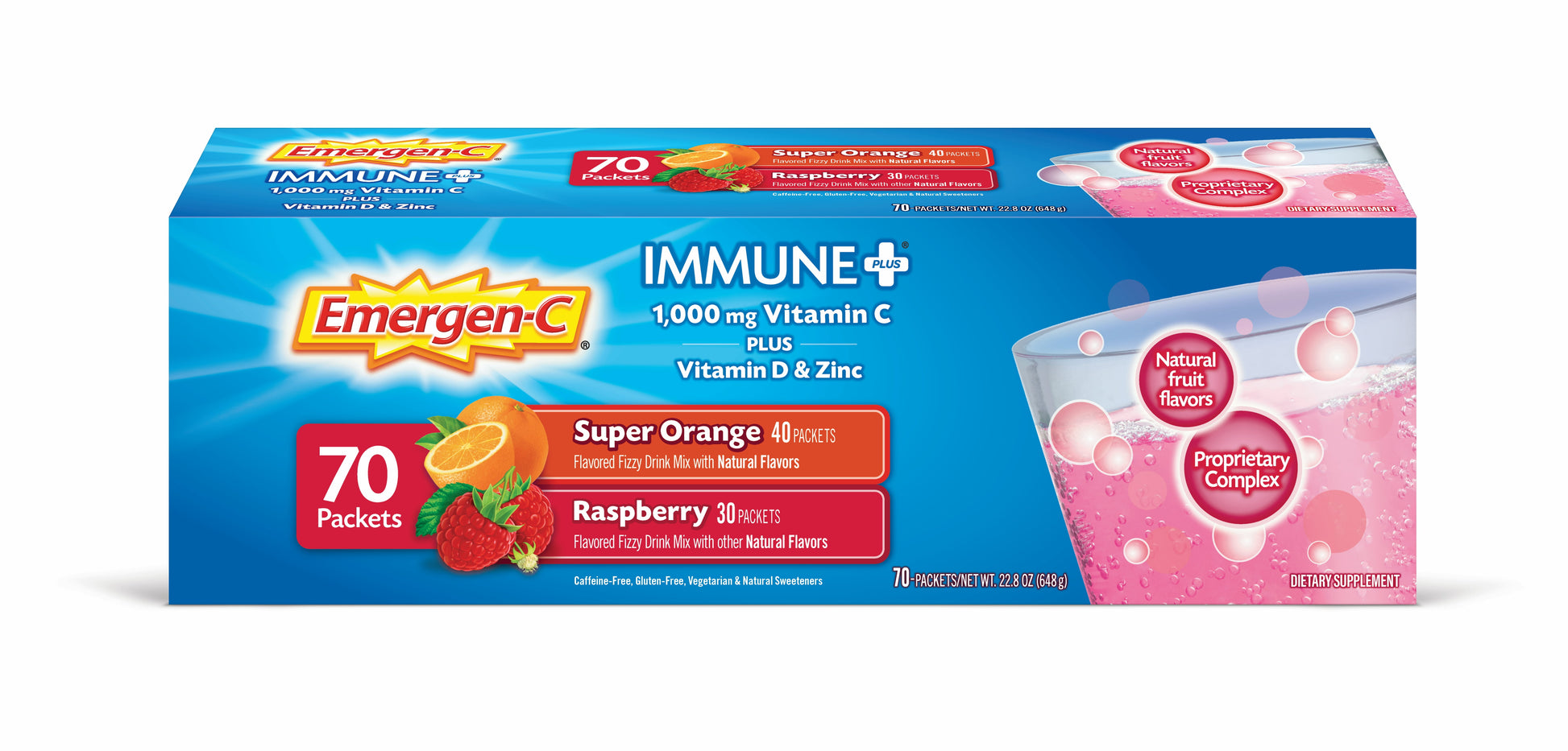 EMERGEN-C IMMUNE+ SUPER ORANGE PWD 30CT