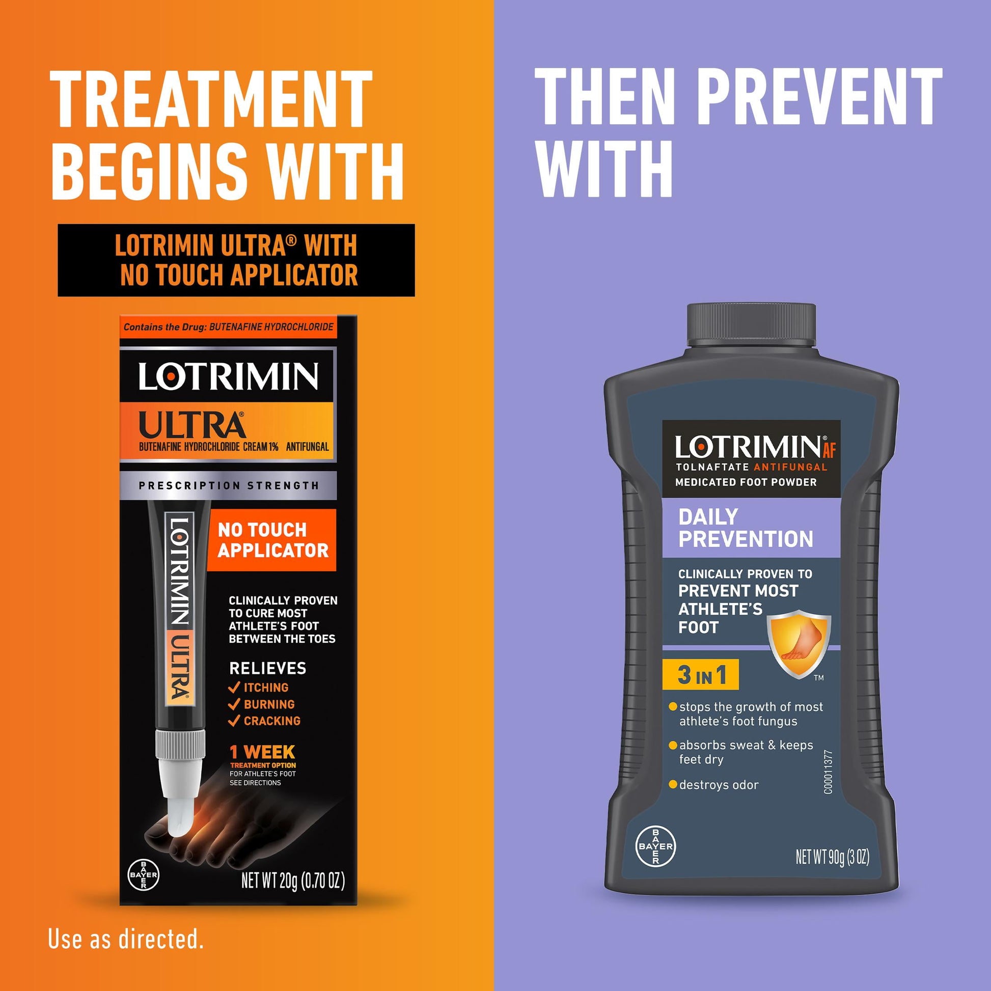 LOTRIMIN ULTRA PS ATHLETES FOOT CRM 15GM