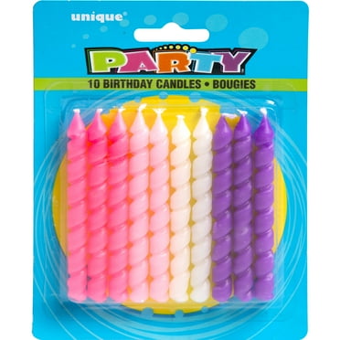 Unique Silver Sparkler Birthday Candles - Number 0