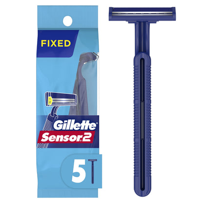 Gillette Sensor2 Men's Disposable Razors, 2 count