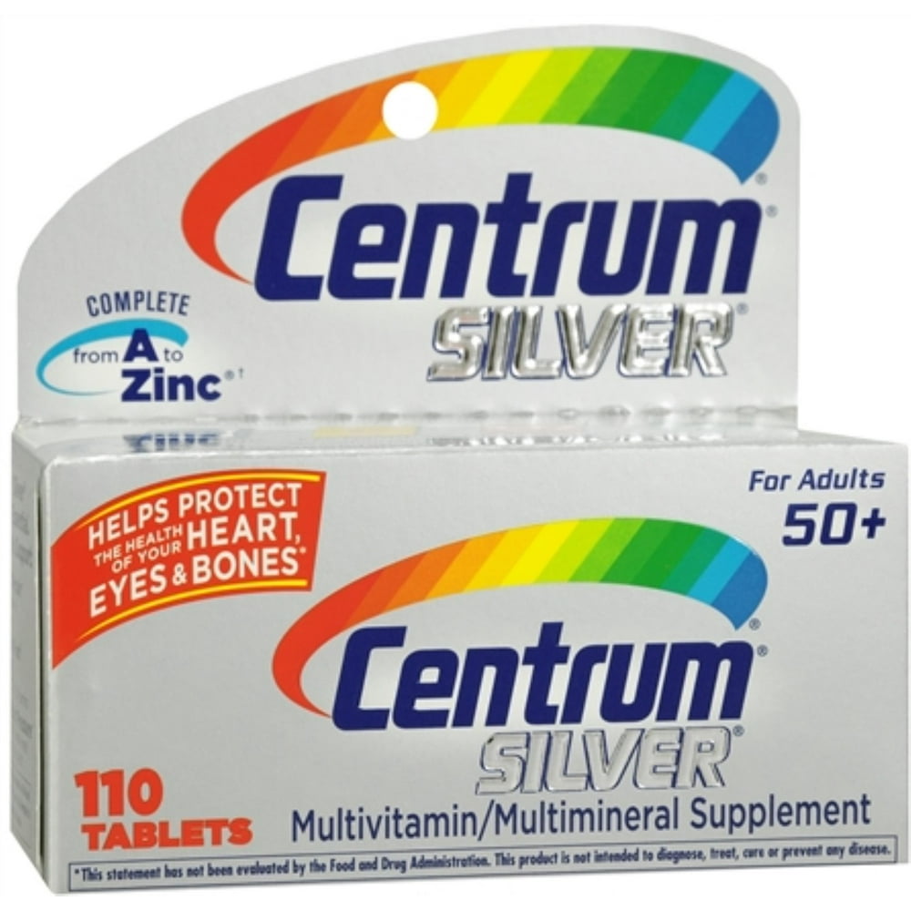 CENTRUM SILVER ADULT 50+ MULTI TAB 80CT