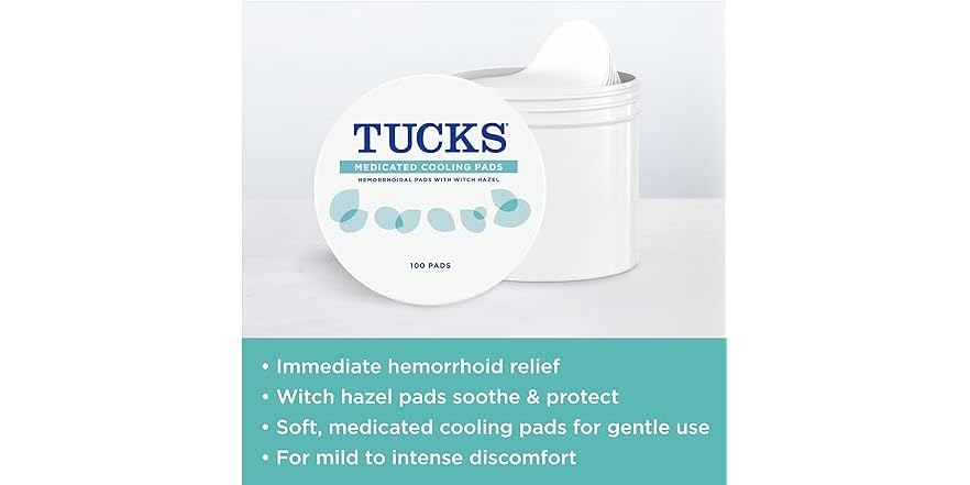 TUCKS PAD 100CT