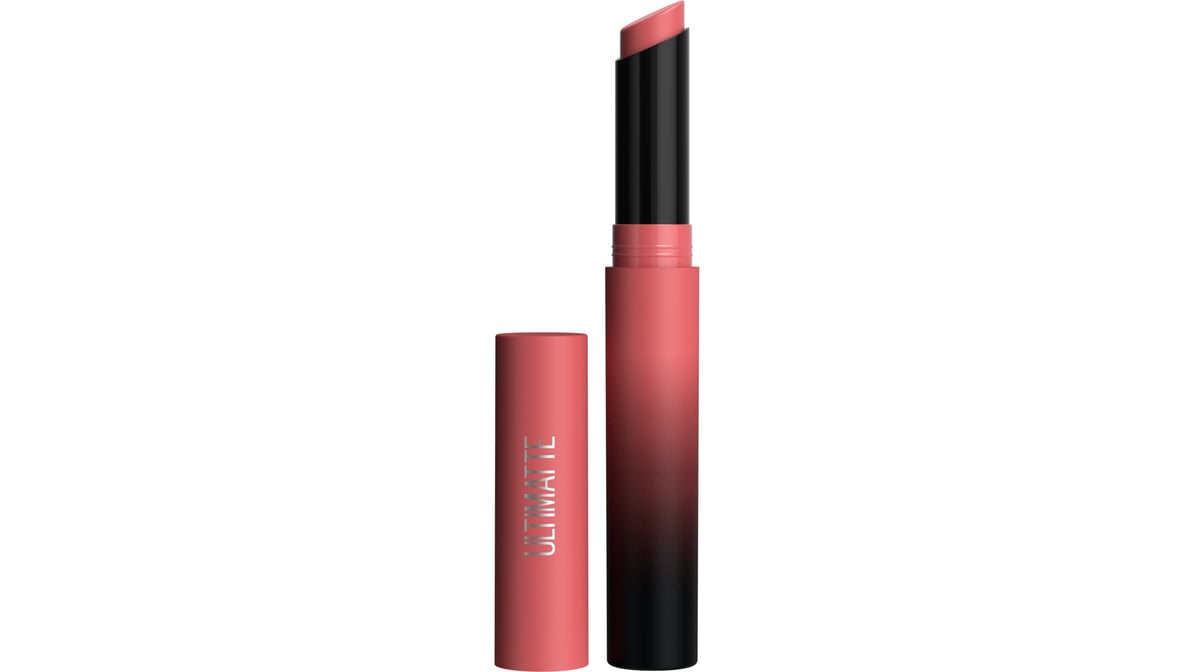 MAYBELLINE New York Color Sensational Ultimatte Slim Lipstick Makeup, 799 More Taupe