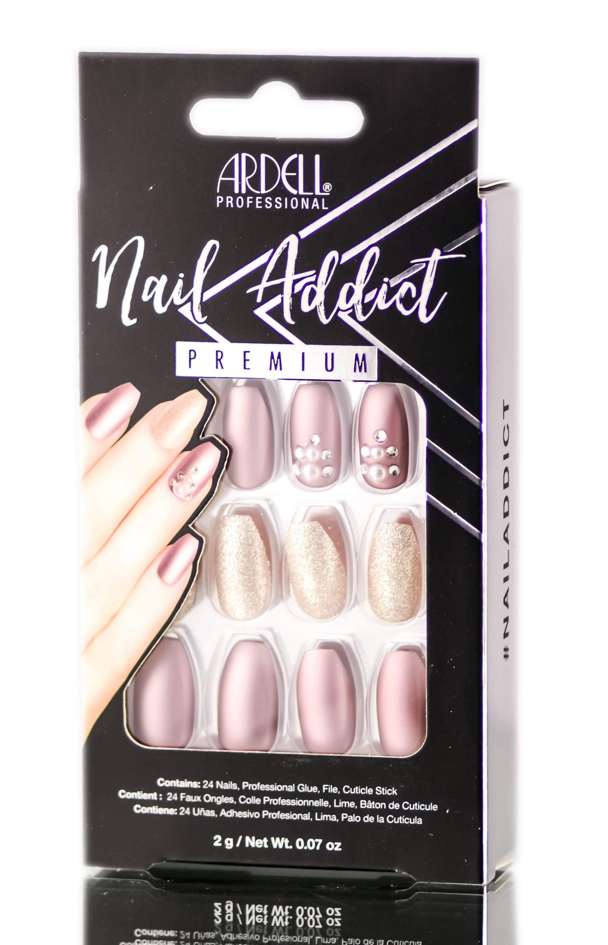 Ardell Nail Addict Sun Kissed Artificial Nail Set - Rayz of Light