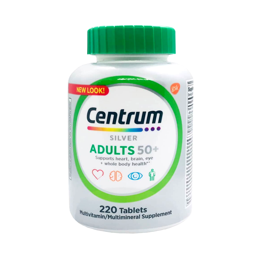 CENTRUM SILVER TB 220 ADULT 50+