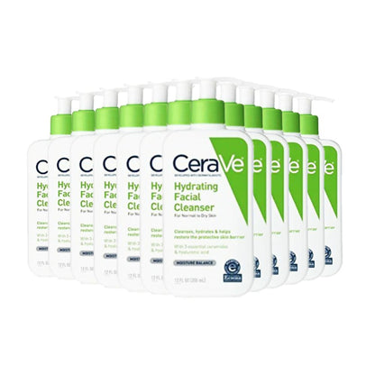 CeraVe Hydrating Facial Cleanser for Normal to Dry Skin, 12 oz