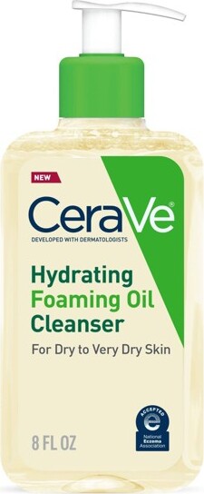 CeraVe Hydrating Foaming Oil Face Cleanser, 8 oz