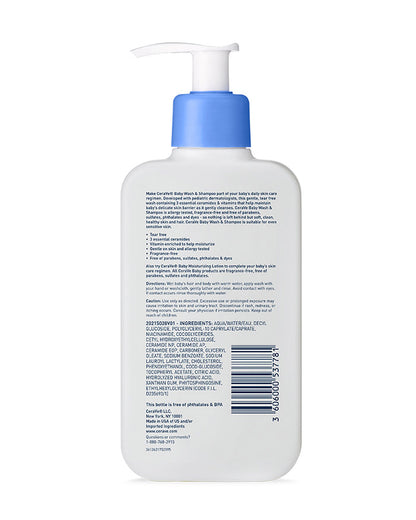 CERAVE BABY WASH/SHAMPOO     8Z