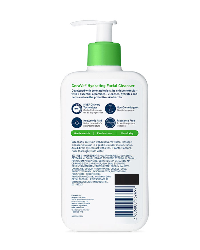 CERAVE HYDRATING CLEANSER LQ 12OZ