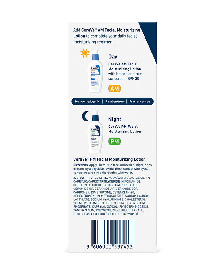 CERAVE FACIAL MOISTURIZING PM LOTION 3OZ