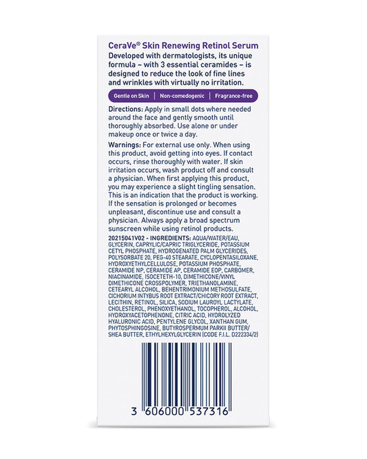 CERAVE SKIN RENEWING SERUM LIQ 1OZ