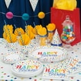 RAINBOW BDAY LUNCH NAP 16CT