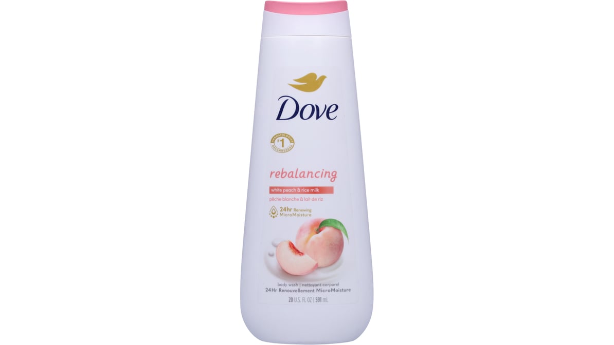 DOVE BODY SCRUB WHITE PEACH 15Z