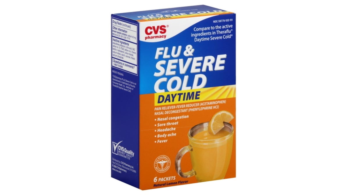 LDR FLU/SEVERE COLD PK 6 GRT/HLMN
