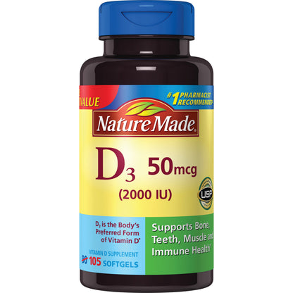 VITAMIN D 50 MCG TAB 500
