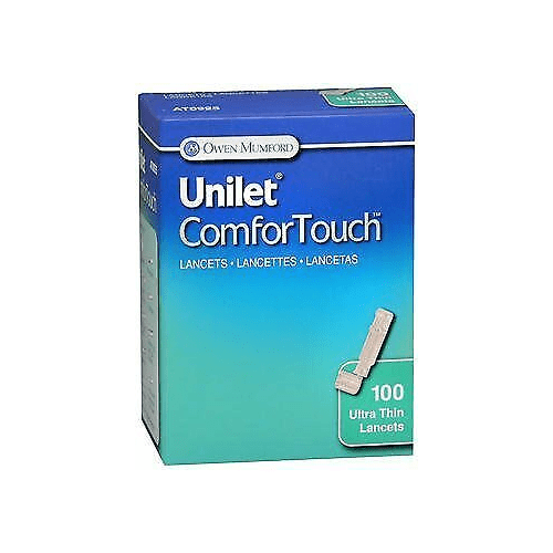 UNILET COMFORT TOUCH LANCET 28G 100CT