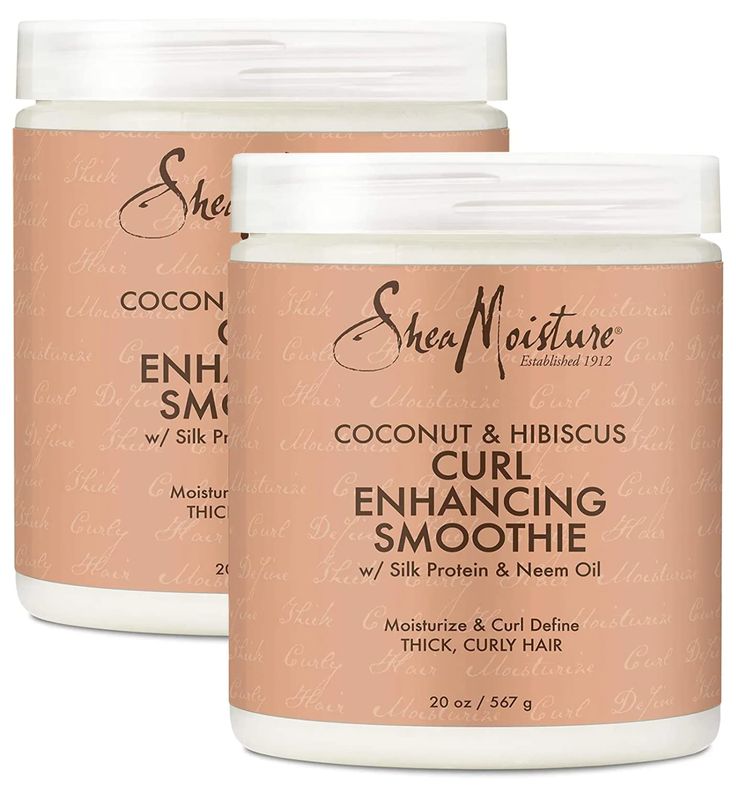 SheaMoisture Smoothie Curl Enhancing Cream for Thick Curly Hair - Coconut and Hibiscus