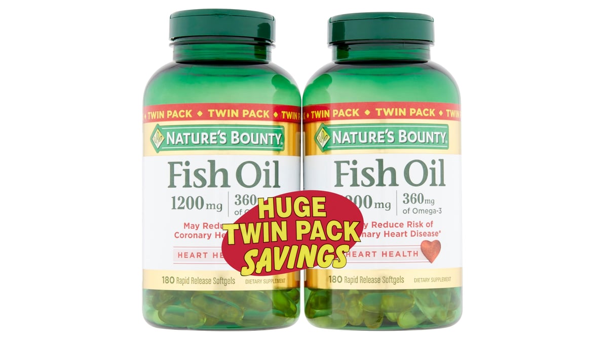 FISH OIL 1200MG EC SGC 60CT NAT BOUNTY
