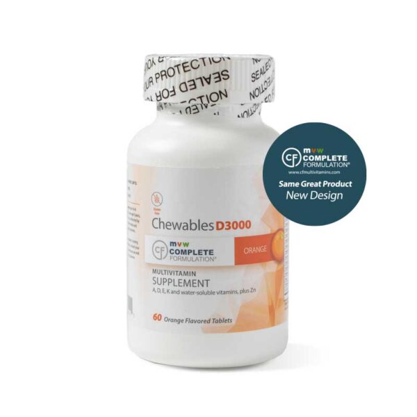 MULTIVIT COMP D3000 CHEW TAB 60CT MVW