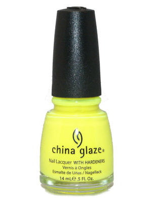 china glaze Nail Lacquer - Yellow Polka Dot Bikini