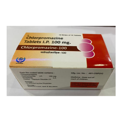 CHLORPROMAZINE TB 200MG 100