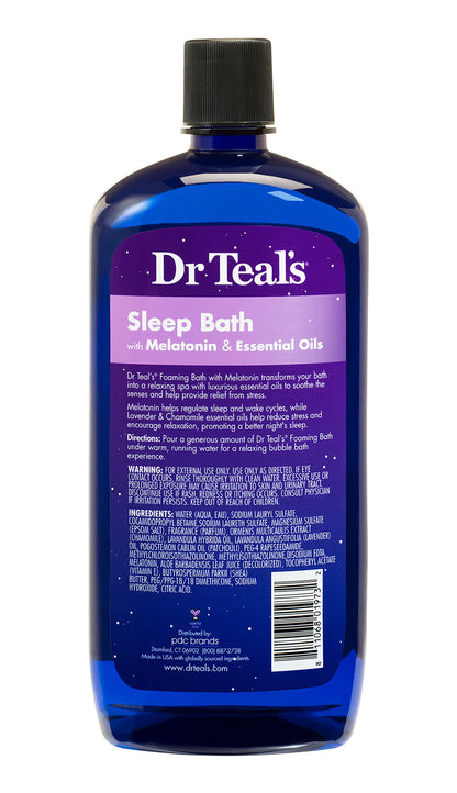 DR TEALS FOAM BATH MELATONIN 34