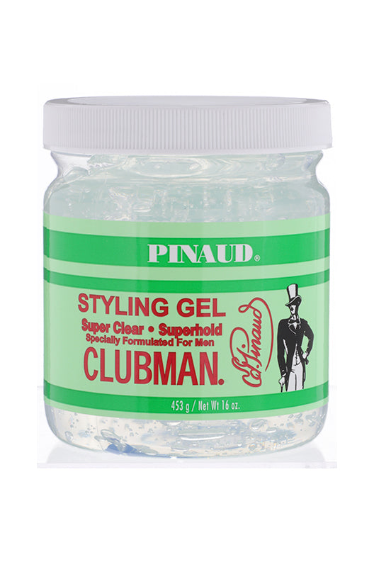 Clubman Style Gel Mens Super Clear Super Hold 16oz Jar