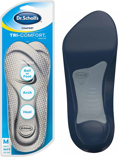 DR SCHOLLS COMFRT TRI-CMFRT INS MEN 1PR