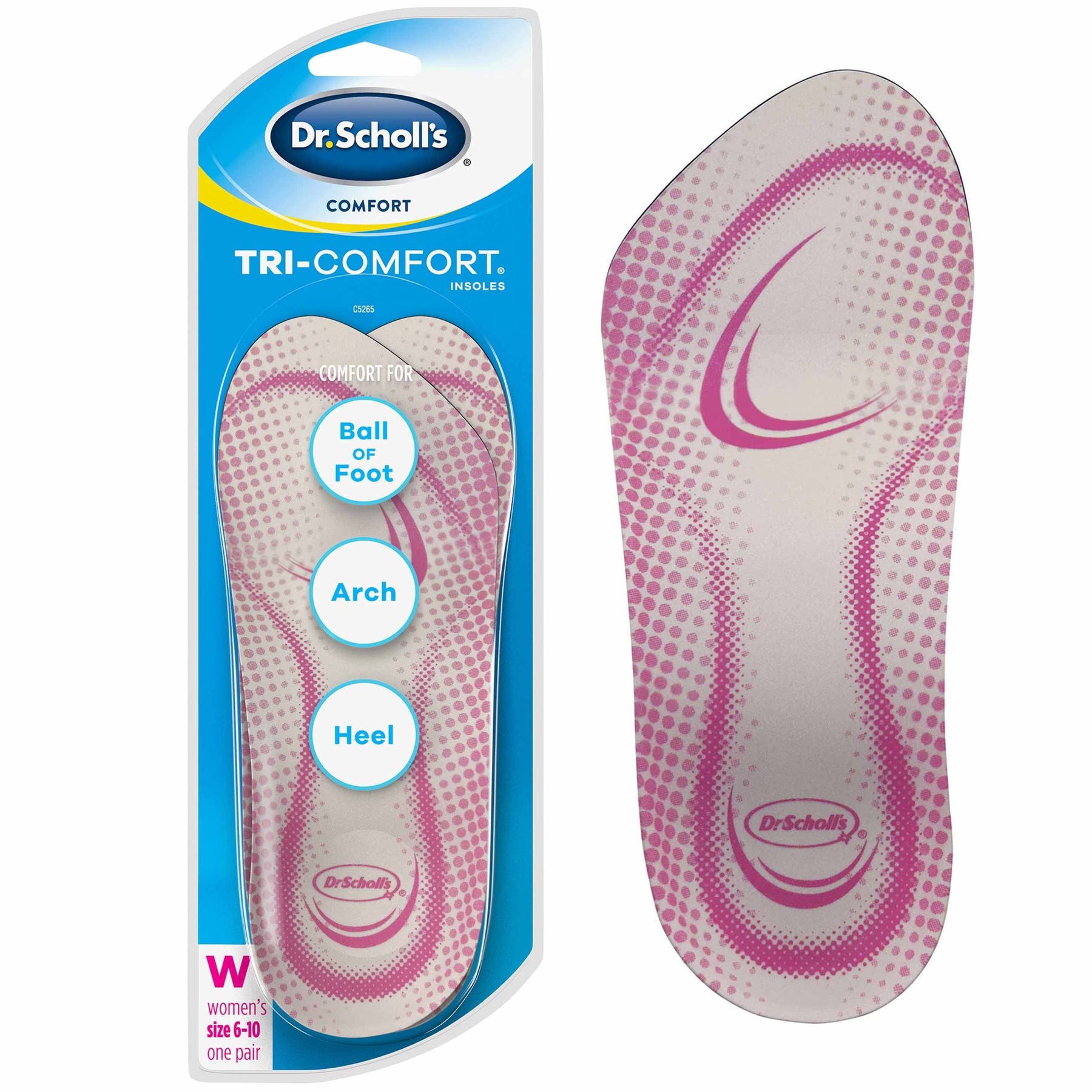 DR SCHOLLS COMFRT TRI-COMFRT WMN INS 1PR