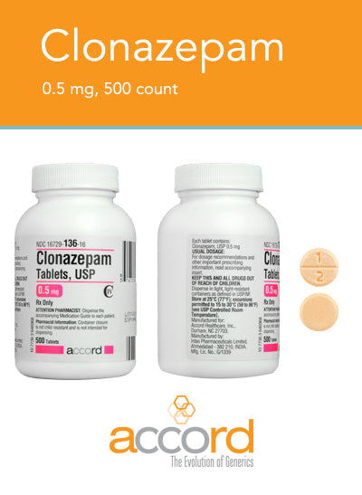 CLONAZEPAM TB 0.5MG 500        C4