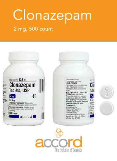 CLONAZEPAM TB 2MG 500          C4