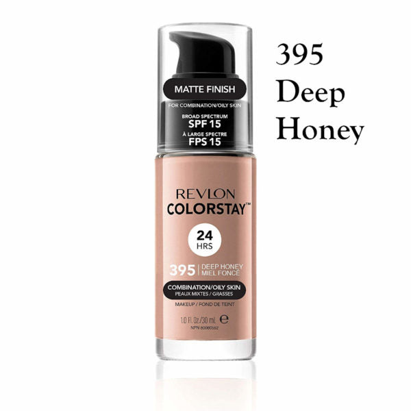 REVLON ColorStay Foundation for Normal & Dry Skin - 395 Deep Honey