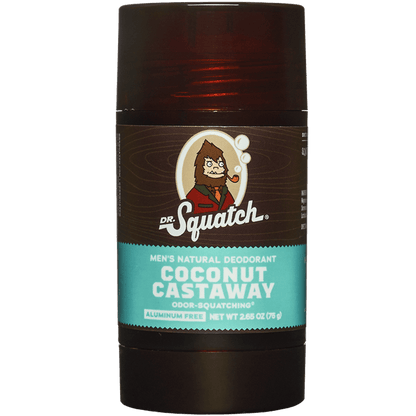 DR. SQUATCH BAR SOAP,CASTAWAY,COCONUT