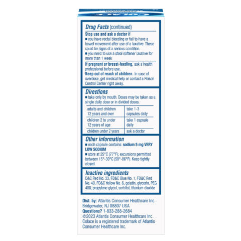 COLACE CP 100MG 10