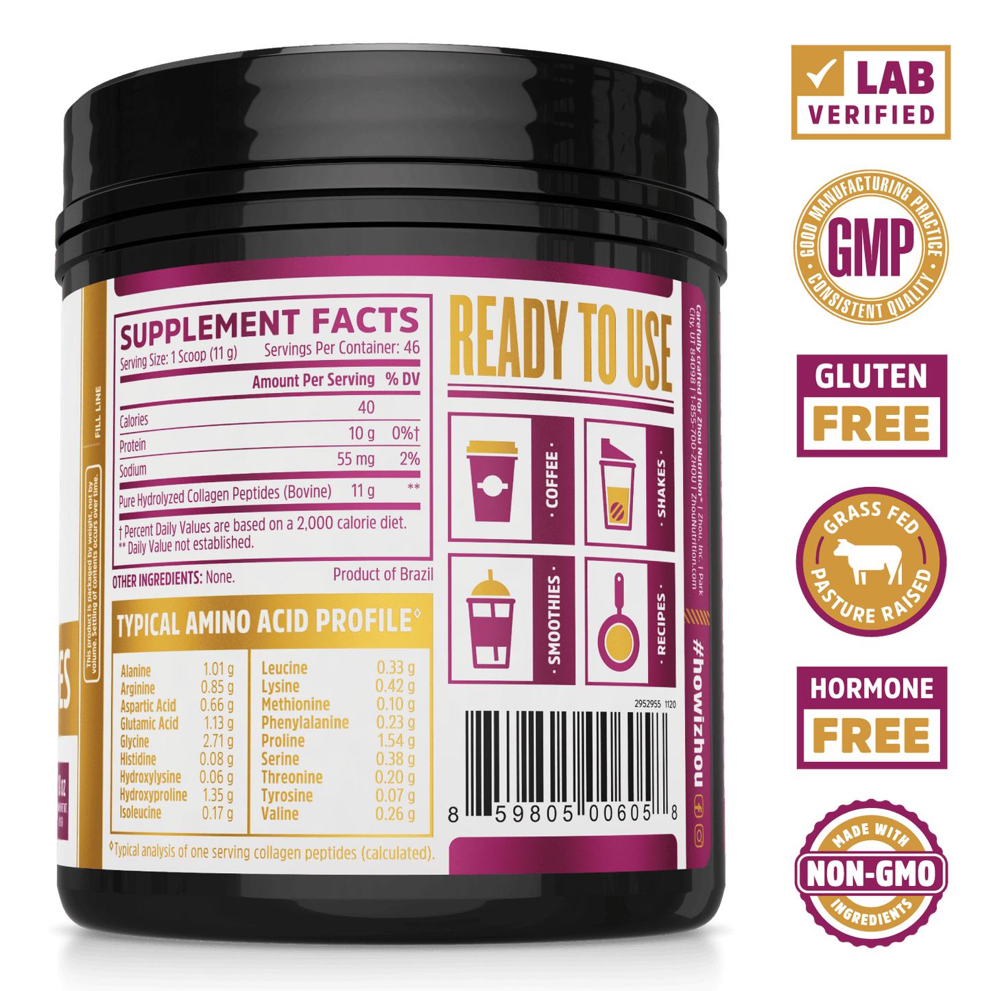 COLLAGEN,PEPTDS,HNY CINN