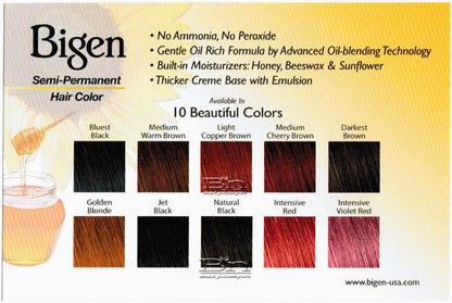 Bigen Semi-Permanent Haircolor #Nb2 Natural Black 3oz