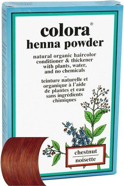 Colora Henna Powder Hair Color Chestnut 2oz