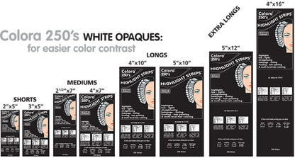 Colora 250 Highlight Strips 4Inch X 7Inch