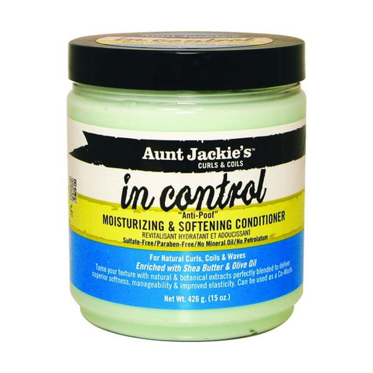 Aunt Jackies In Control Moist/ Soften Conditioner 15oz Jar