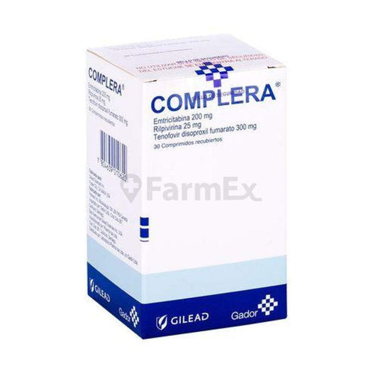 COMPLERA TB 200-25-300MG 30 CPLT