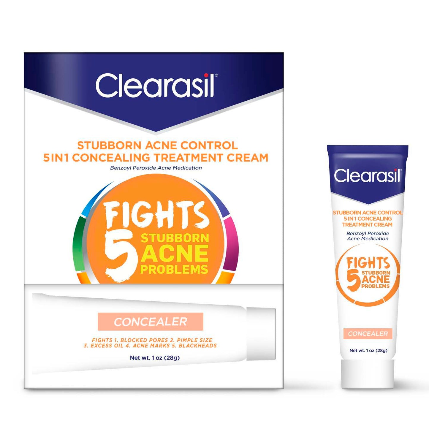 CLEARASIL ACNE CNTRL CONCEAL 5IN1 CR 1OZ