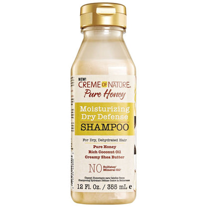 Creme Of Nature Pure Honey Shampoo 12oz (Dry Defense)