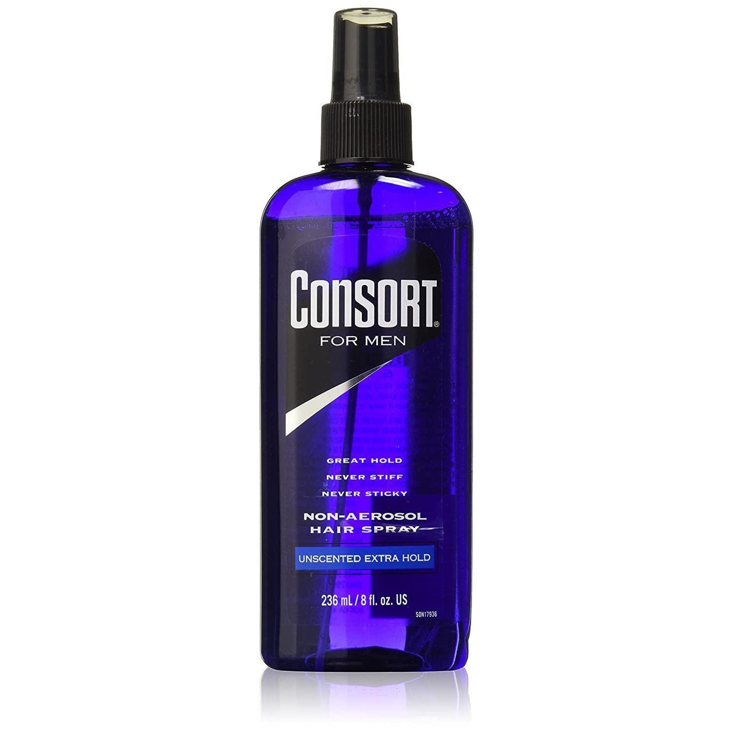 Consort Extra Hold Non-Aero Hair Spray Pump Unscented, 8 oz