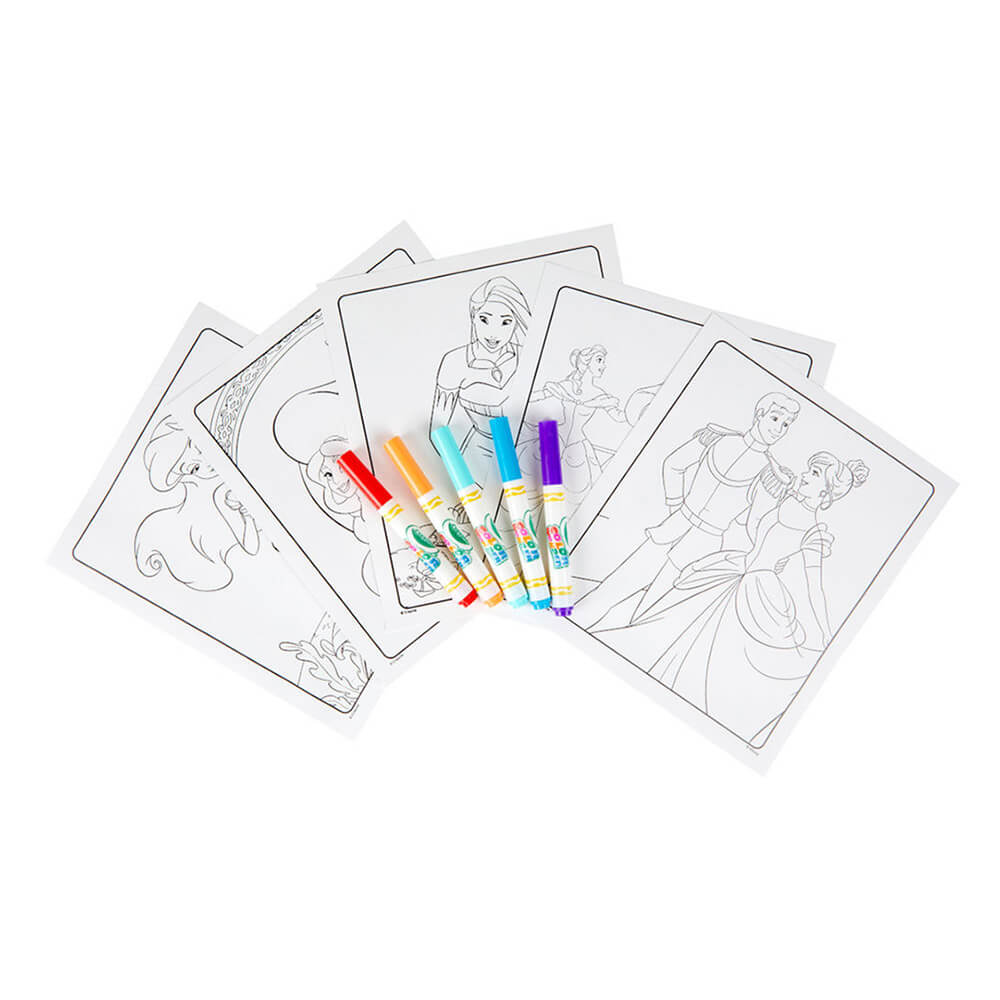 Crayola Color Wonder Disney Princess Coloring Set, 18 pages