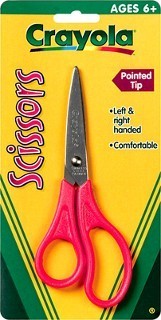 Crayola Pointed Tip Scissors - Assorted Colors