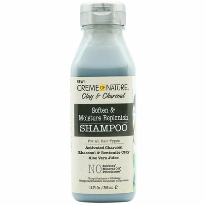 CRM/NAT CLAY&CHARCOAL SHAMPOO12