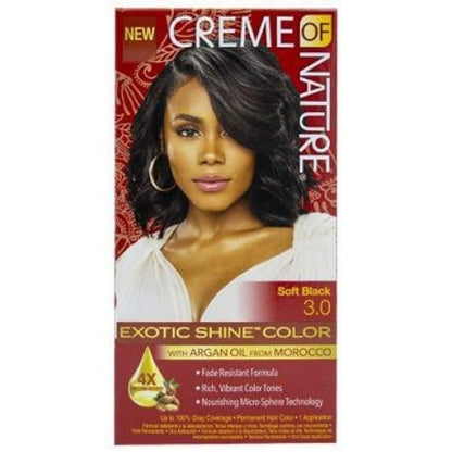 Creme Of Nature Color #3.0 Soft Black Exotic Shine