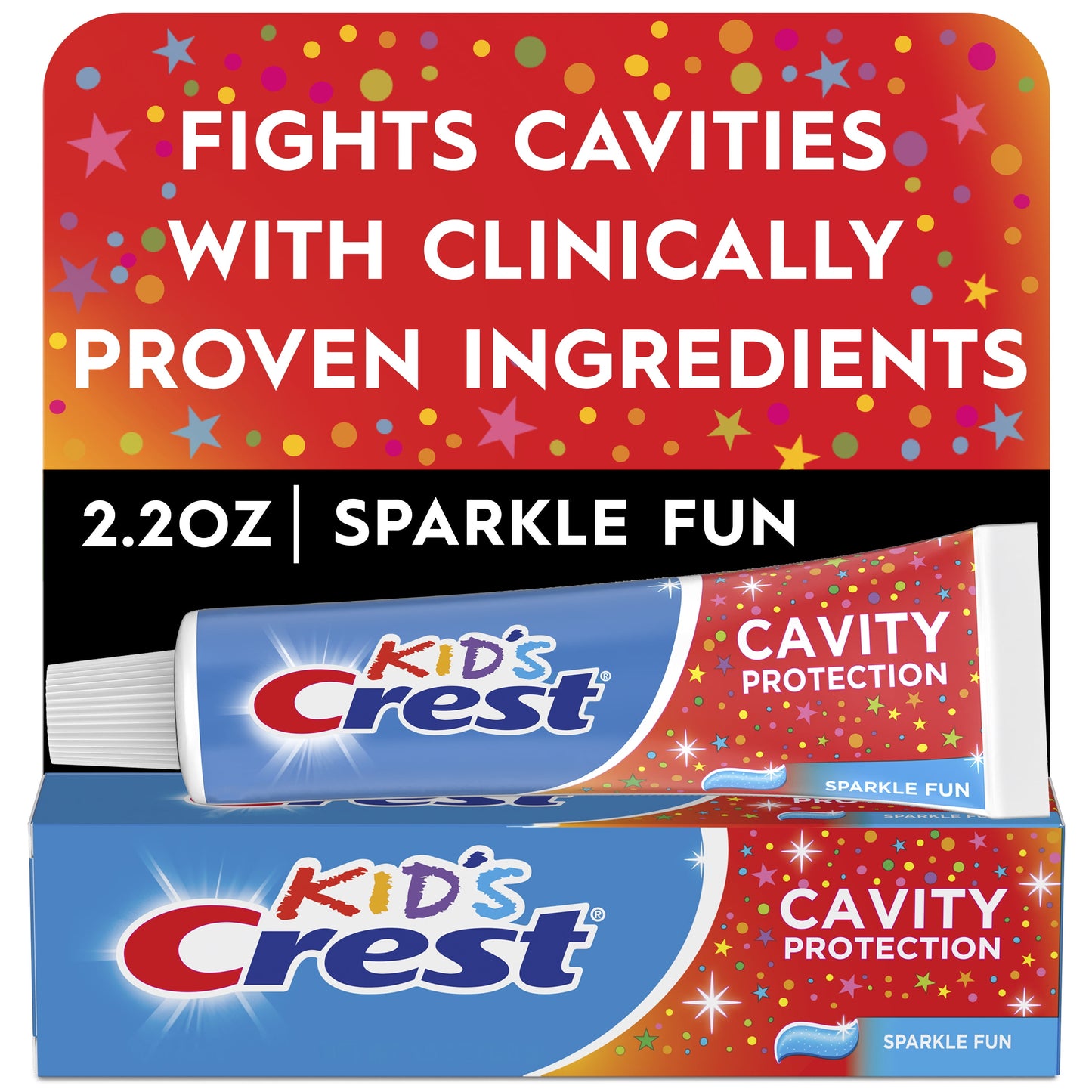 CREST KID'S SPARKLE FUN CAVITY T/P 4.6OZ